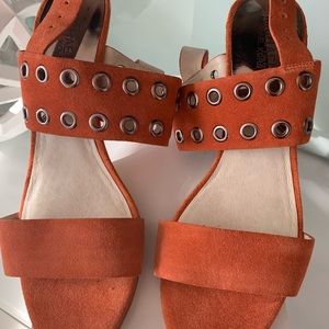 Michael Kors New Orange Suede Sandals